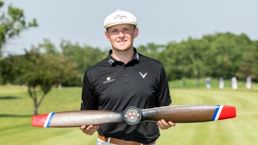 Harry Hall holds on for first career win at Wichita Open Benefitting KU Wichita Pediatrics