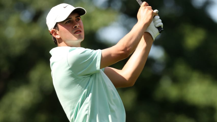 Davis Thompson shoots 63 to lead Rocket Mortgage Classic