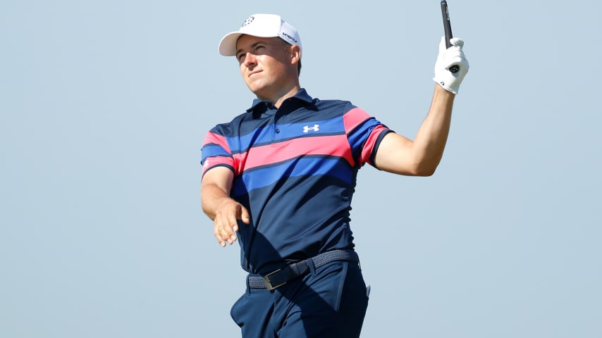 Early mistakes cost Jordan Spieth and Louis Oosthuizen on Sunday at The Open Championship