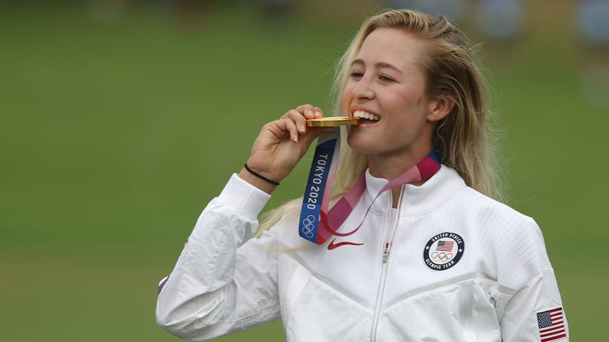 Nelly Korda wins gold at Olympics in dream season