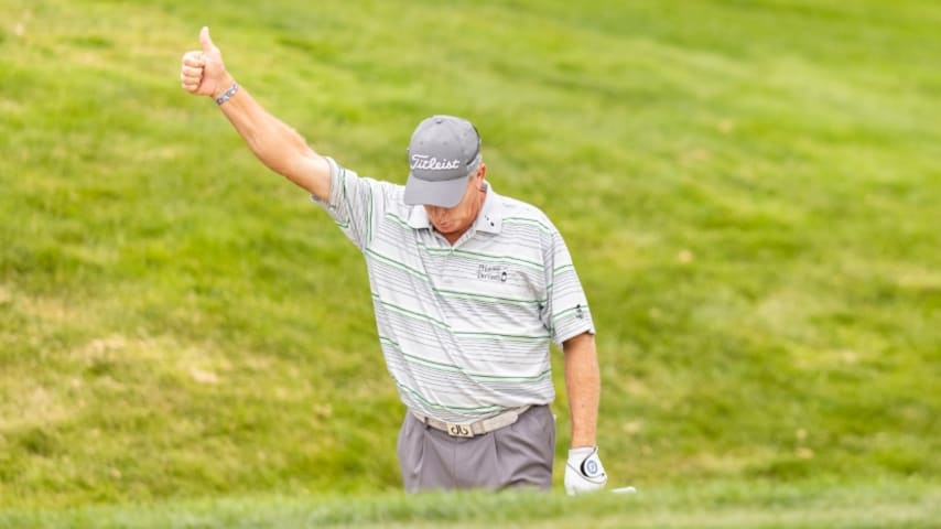 Woody Austin leads by one shot at Boeing Classic