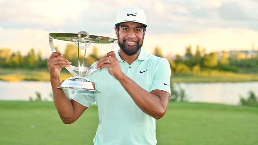 Tony Finau back in win column at THE NORTHERN TRUST