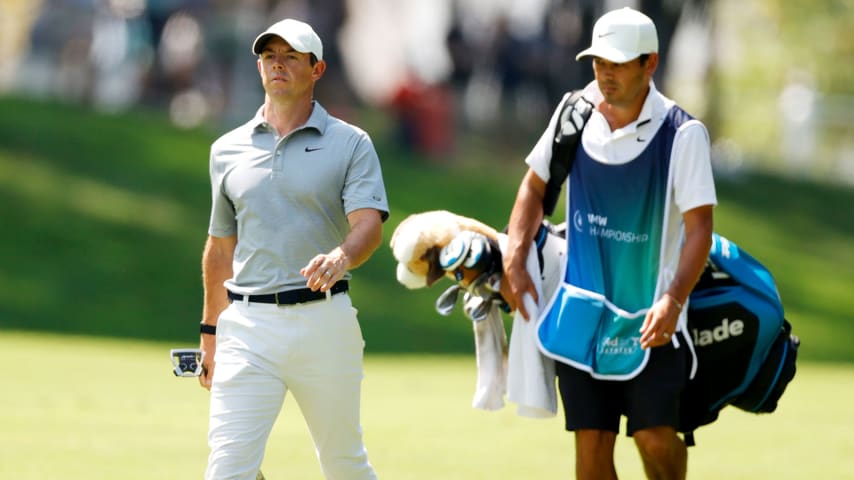 Rory McIlroy switches wedges after testing session