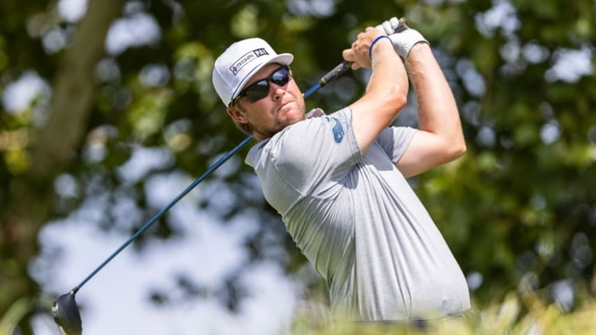 Trey Mullinax bidding for wire-to-wire victory at Korn Ferry Tour Championship presented by United Leasing & Finance