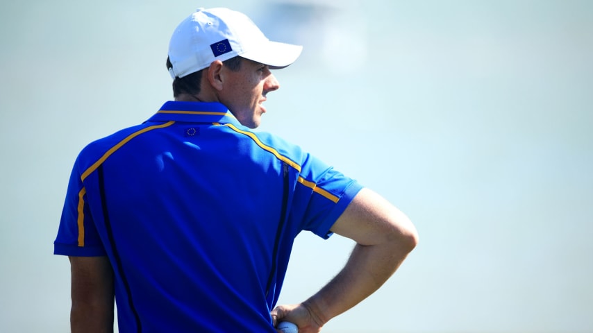 Rory McIlroy benched after rough Friday at Ryder Cup