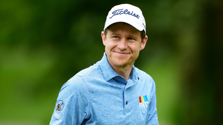 GREENSBORO, NORTH CAROLINA - AUGUST 16: Peter Malnati of the United States walks from the third tee during the final round of the Wyndham Championship at Sedgefield Country Club on August 16, 2020 in Greensboro, North Carolina. (Photo by Jared C. Tilton/Getty Images)