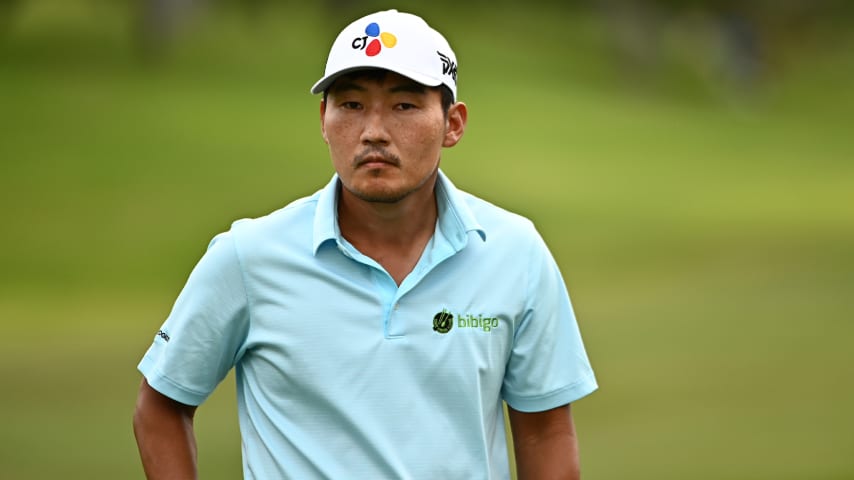 Sung Kang shoots 61 for two-shot lead at Shriners Children's Open