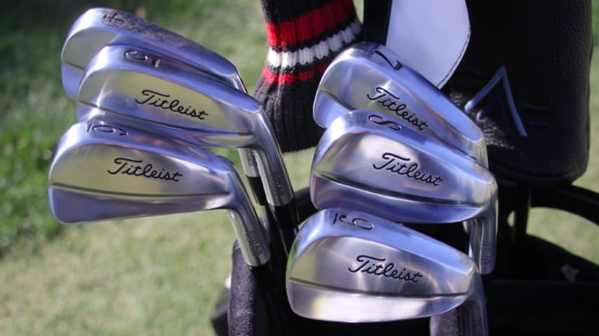 Adam Scott’s new Titleist irons 'one of one'