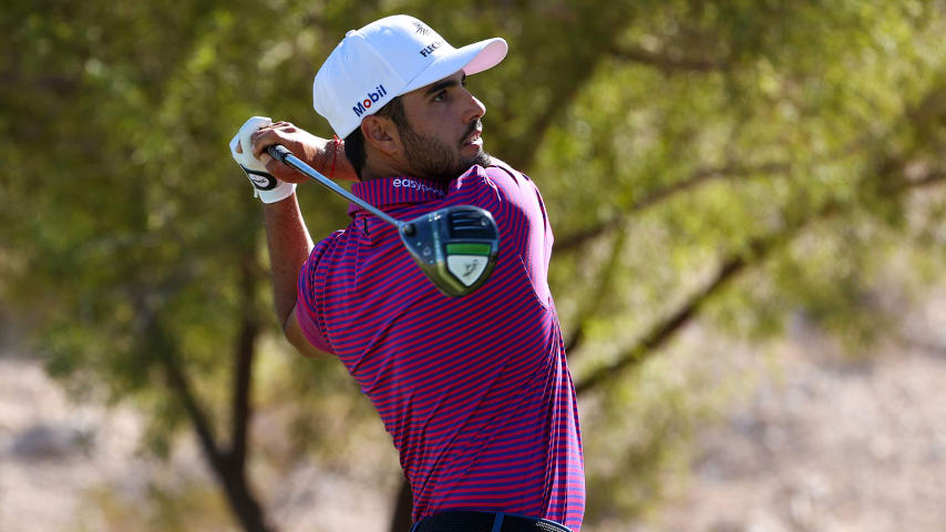 Abraham Ancer has a collection of meaningful putters, bags and golf clubs