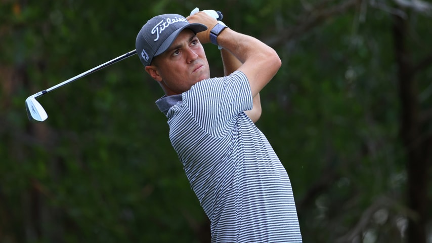 Justin Thomas using unique Titleist prototype irons