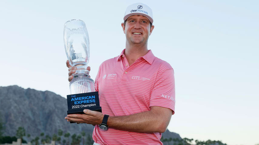 A month after his father’s passing, Hudson Swafford authors dramatic win at The American Express