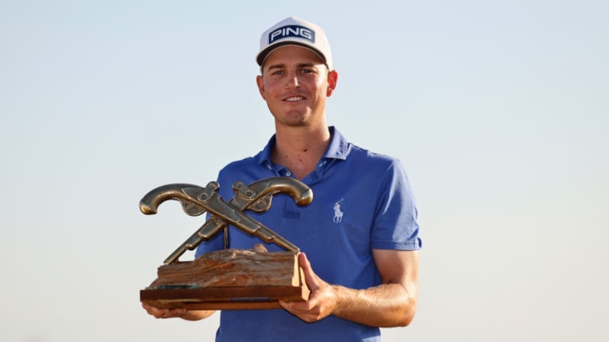 Trevor Werbylo wins inaugural Lake Charles Championship with back-to-back playoff birdies