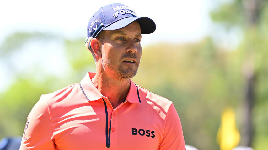 PALM HARBOR, FLORIDA - MARCH 18: Henrik Stenson of Sweden walks to the sixth tee during the second round of the Valspar Championship on the Copperhead Course at Innisbrook Resort and Golf Club on March 18, 2022 in Palm Harbor, Florida. (Photo by Julio Aguilar/Getty Images)