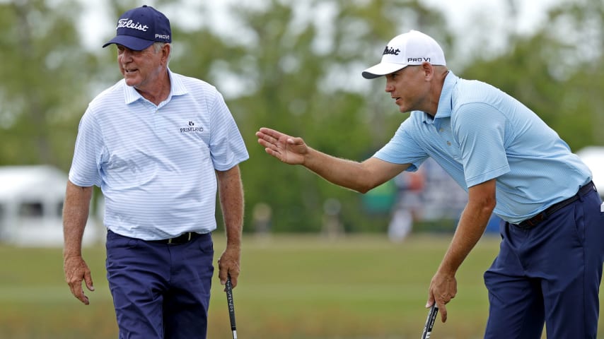Jay Haas has cut record in sight after vintage opener at Zurich Classic of New Orleans