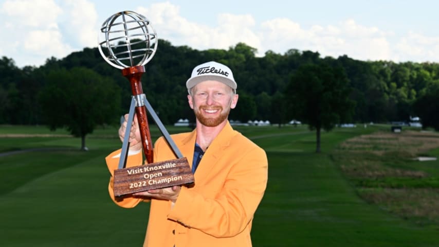 Anders Albertson wins Visit Knoxville Open for second Korn Ferry Tour title