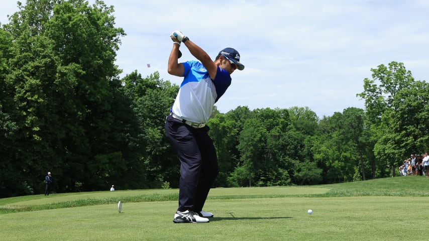 Winner at Muirfield Village in 2014, he unknowingly violated Equipment Standards Rule 4.c(3)