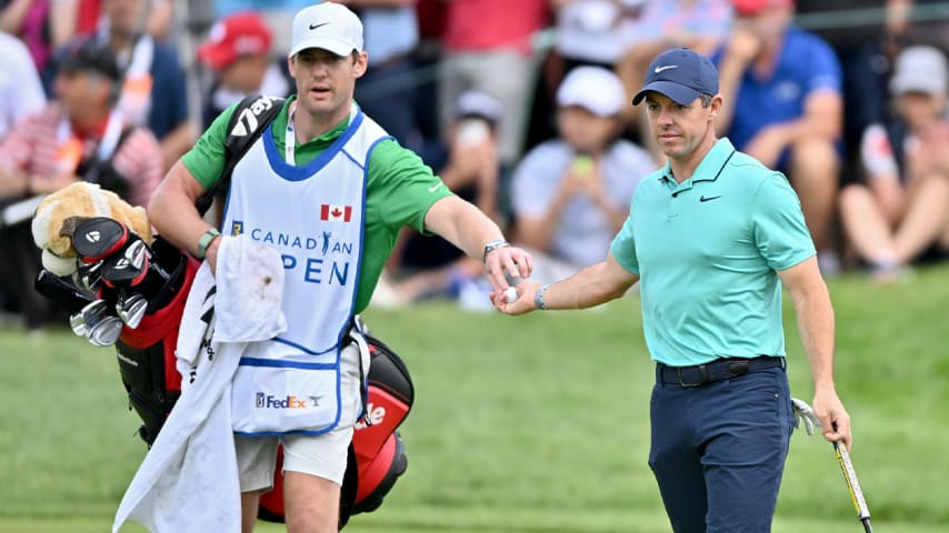 McIlroy brings old friend off the bench to caddie in Canada