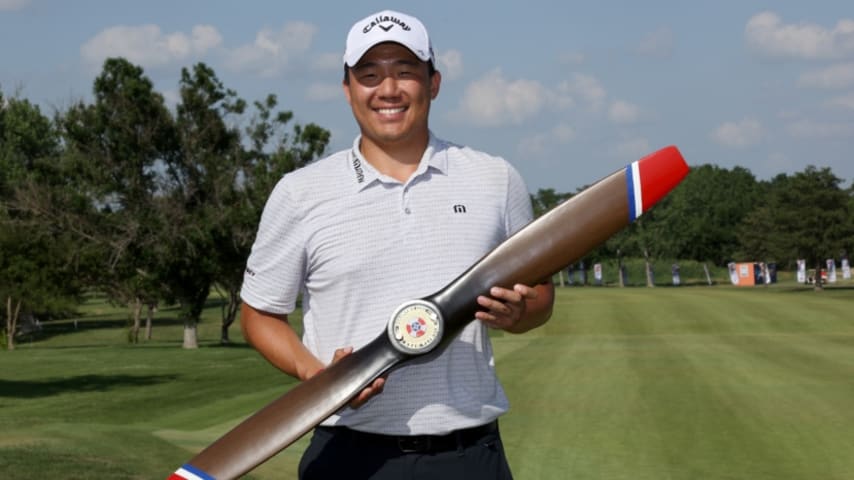 Open qualifier Norman Xiong wins Wichita Open Benefitting KU Wichita Pediatrics, earns Korn Ferry Tour membership with runaway victory