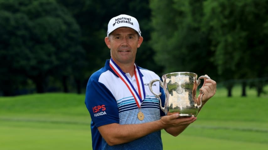 Padraig Harrington holds on to win U.S. Senior Open Championship