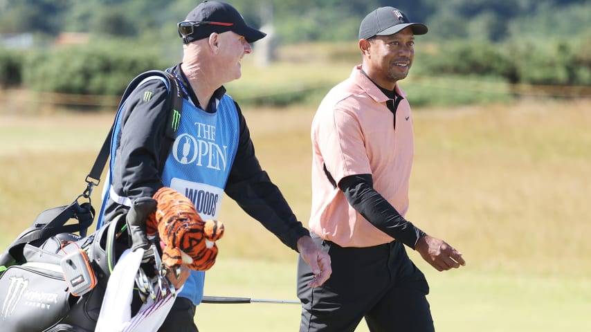 Tiger Woods gets through full 18 holes at St. Andrews ahead of The Open