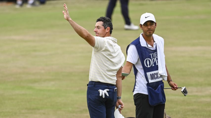 ST ANDREWS, SCOTLAND - JULY 17: during the final round of The 150th Open Championship on The Old Course at St Andrews on July 17, 2022 in St. Andrews, Scotland. (Photo by Keyur Khamar/PGA TOUR via Getty Images)