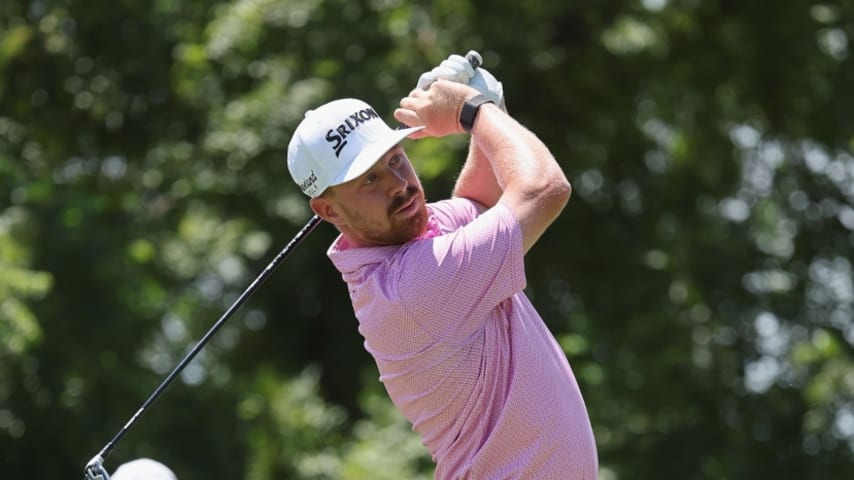 David Kocher holds two-stroke lead entering final round at Price Cutter Charity Championship presented by Dr Pepper