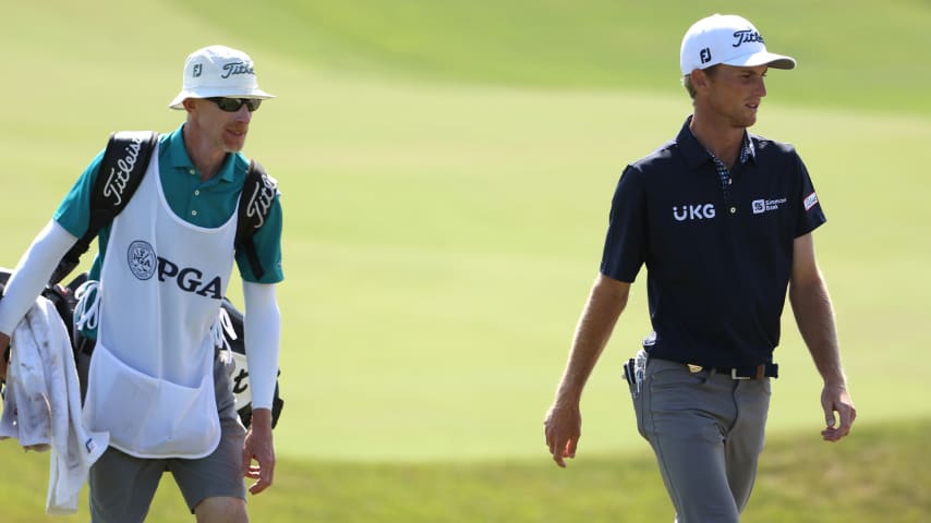 Will Zalatoris and caddie, Ryan Goble, part ways after round 2 of Wyndham Championship