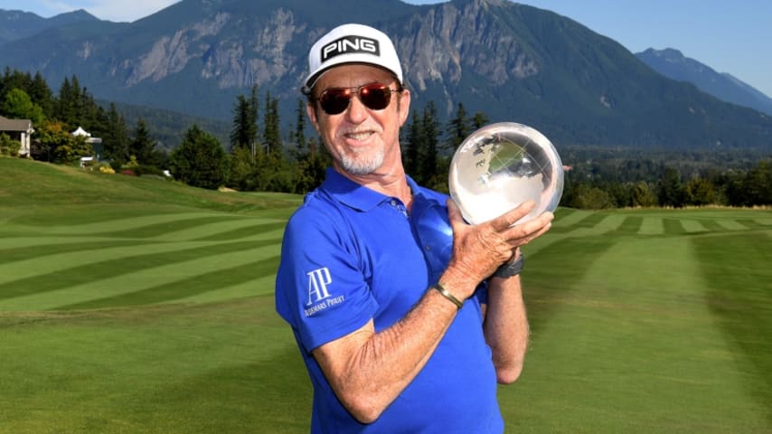 Miguel Angel Jimenez wins the Boeing Classic