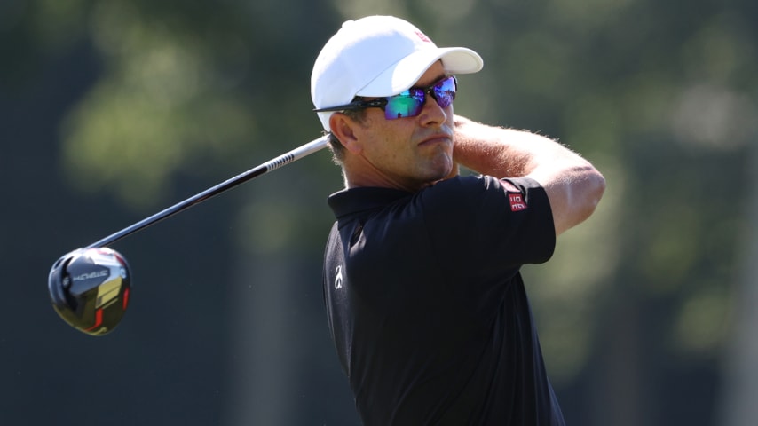 Adam Scott seeing results he needs at just the right time