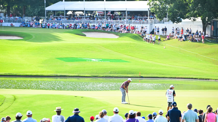 TOUR Championship's third round will resume Sunday