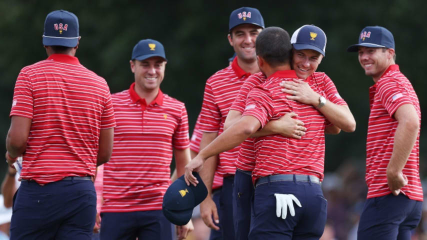 U.S. Team wins by five points over International Team at Presidents Cup