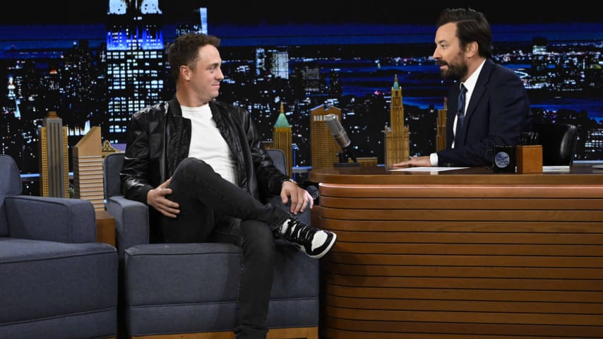 Justin Thomas makes appearance on Tonight Show
