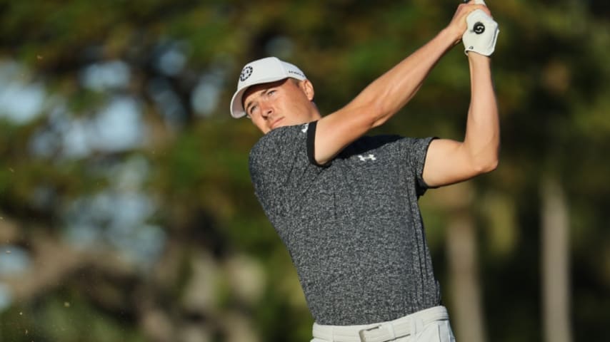 Jordan Spieth, Chris Kirk, Taylor Montgomery share lead at Sony Open in Hawaii