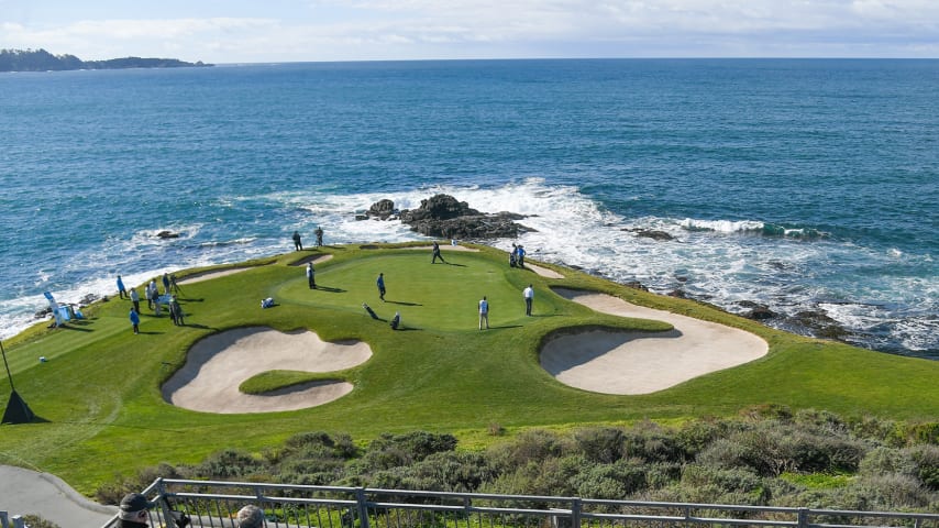 First Round Leader: Pebble Beach Pro-Am gives three chances to collect