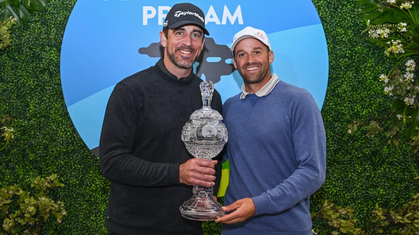 Aaron Rodgers and Ben Silverman win pro-am at Pebble Beach 