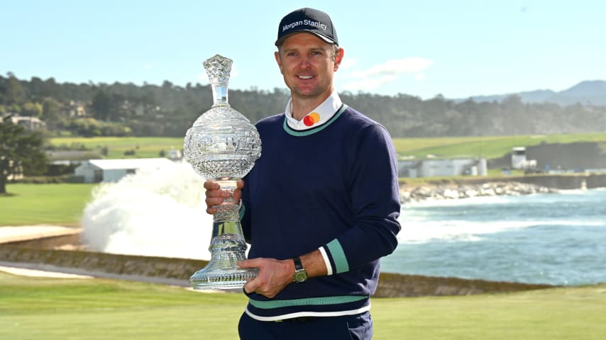 Becomes first European to win AT&T Pebble Beach Pro-Am, snaps four-year victory drought