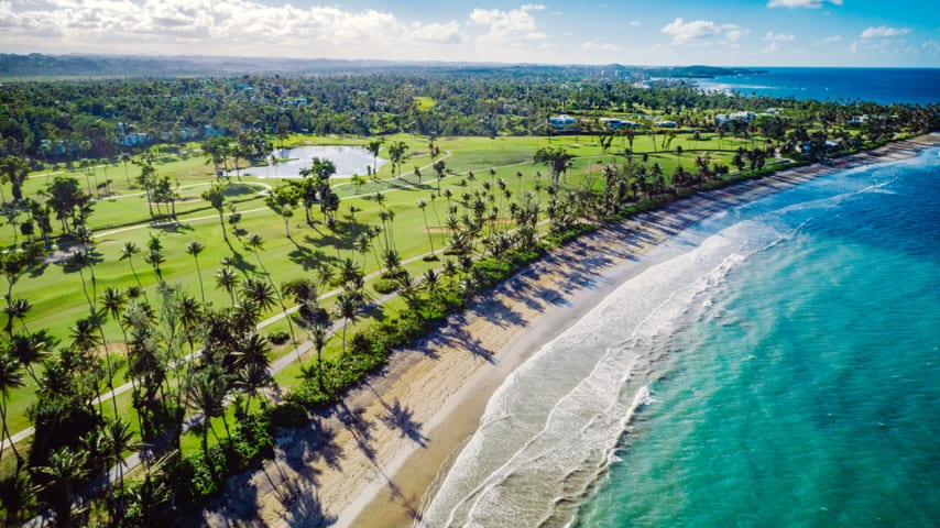 A scenic view of TPC Dorado Beach. (Courtesy Puerto Rico Tourism Authority)