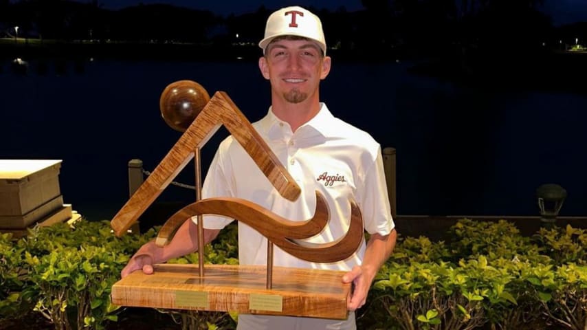 Sam Bennett strengthens position in PGA TOUR University Velocity Global Ranking