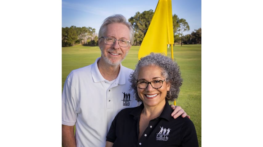 Eric Boyd and his wife Anna Alvarez Boyd started Fairways to Leadership in 2020 during the pandemic.