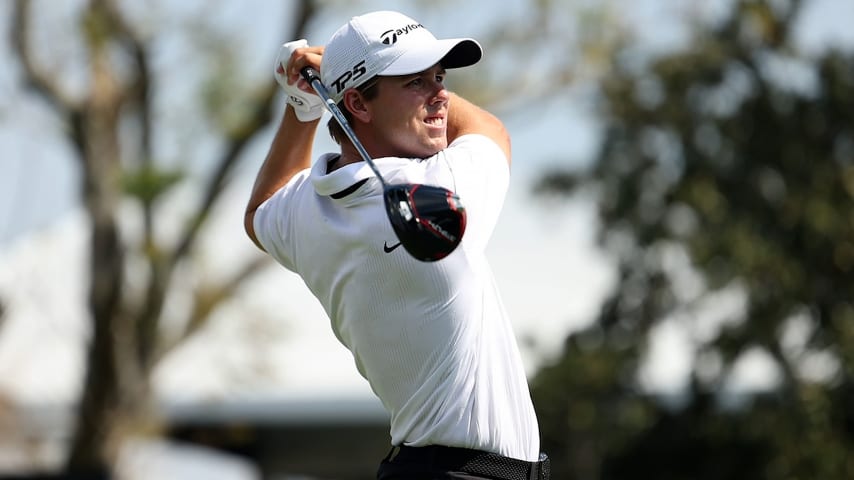 Pierceson Coody's Saturday 66 at Bay Hill has him hunting for a big finish 