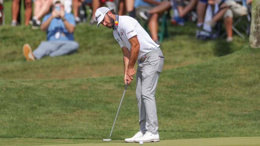 Max Homa’s PLAYERS rally hurt by bad break on 12, water ball on 17