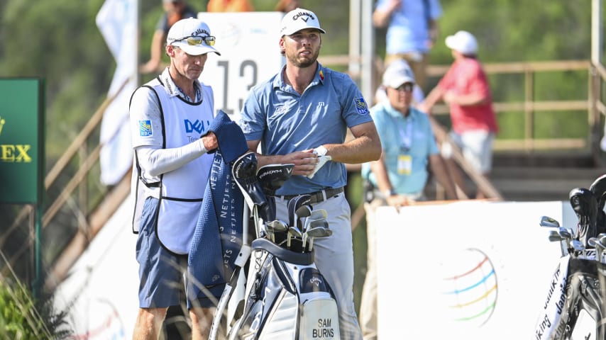 Take a look inside Burns' winning bag at the WGC-Dell Match Play