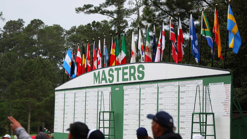 Masters weather forecast