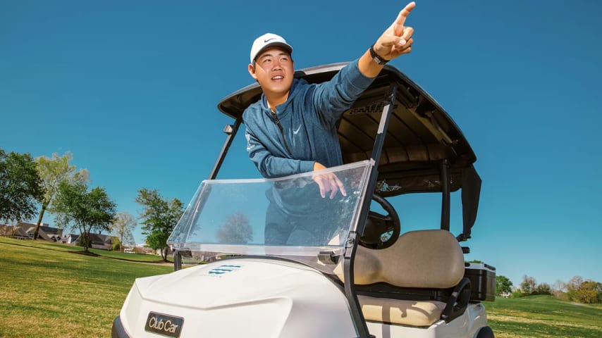 Golf could use a new superstar. Tom Kim wants the job