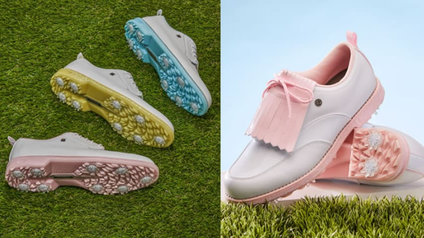 FootJoy's new Premiere Series Pastel collection comes in a range of four colors.