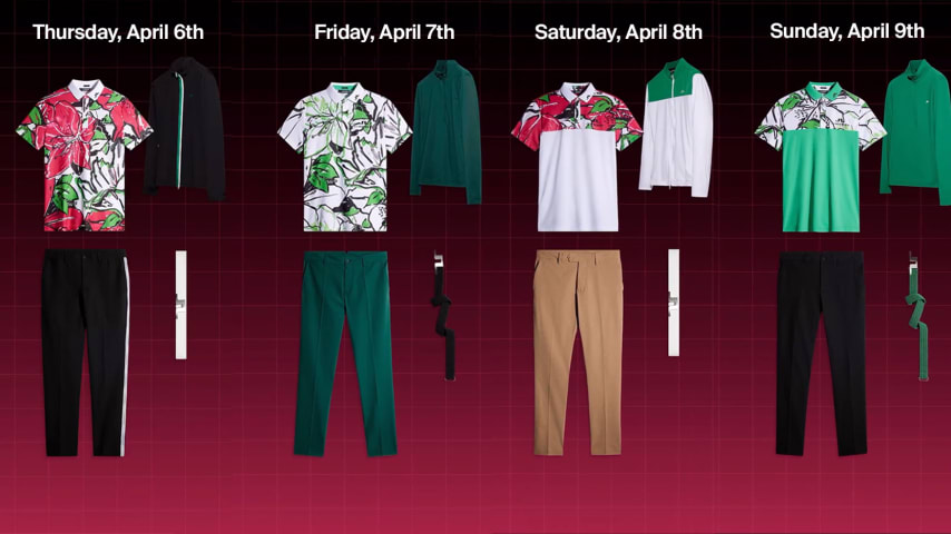 Viktor Hovland's scripting for the 2023 Masters.