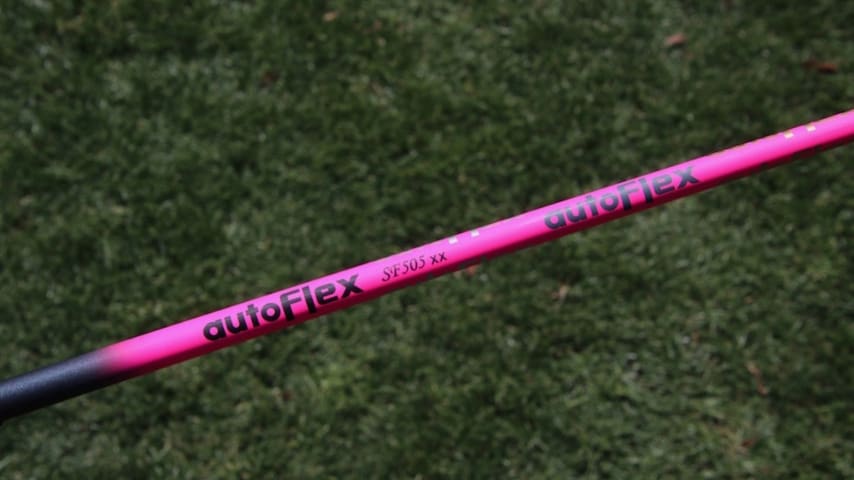 A look at Jimmy Walker's AutoFlex shaft. (GolfWRX)