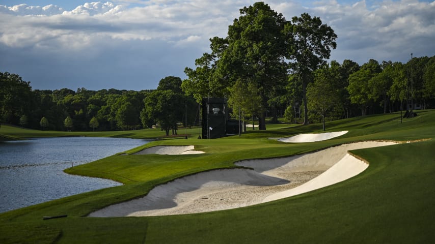 CHARLOTTE, NC - MAY 05:  during practice for the Wells Fargo Championship at Quail Hollow Club on May 5, 2021, in Charlotte, North Carolina. (Photo by Keyur Khamar/PGA TOUR via Getty Images)