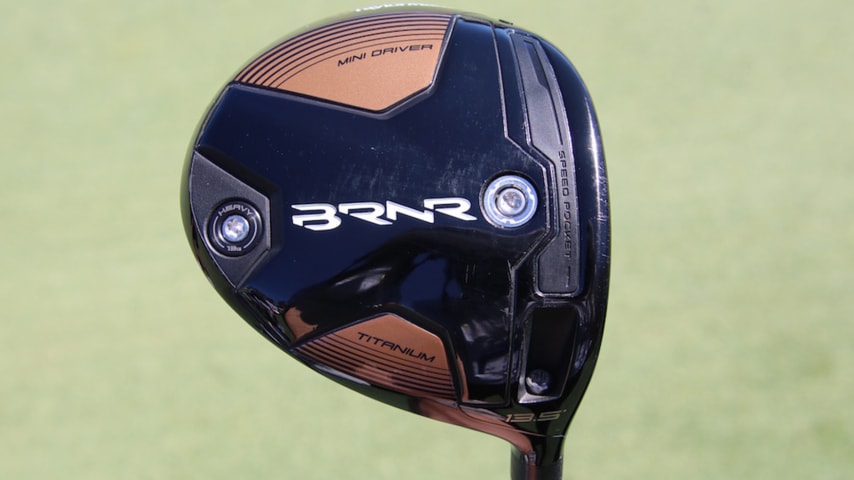 Tommy Fleetwood's 13.5-degree BRNR Mini Driver. (GolfWRX)