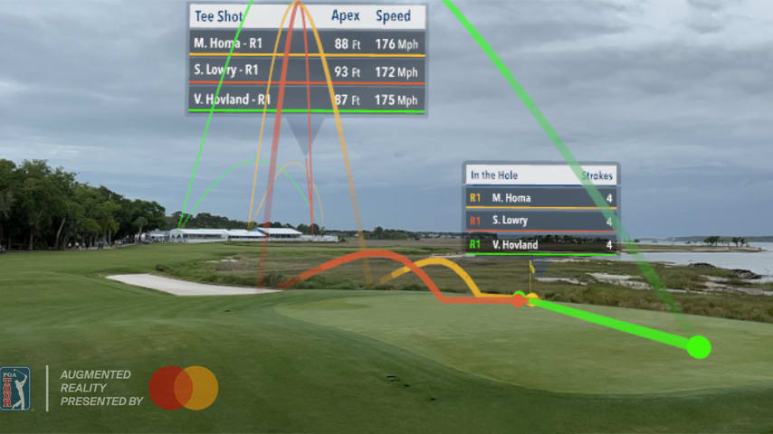 The PGA TOUR Augmented Reality experience presented by Mastercard